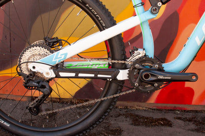 LaPierre Zesty XM, Full Suspension Mountain Bike, Large, Sky Blue & White