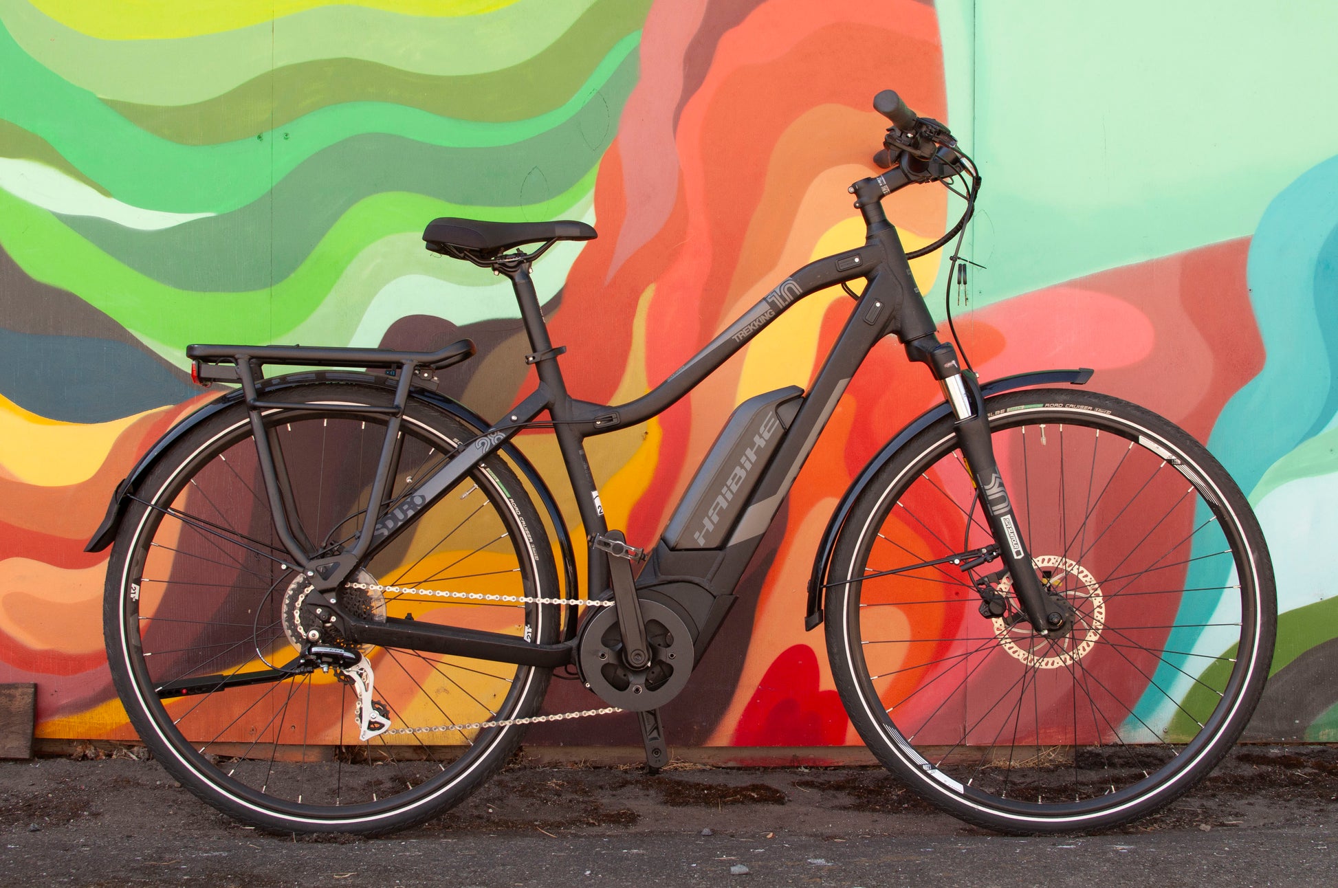 trekking haibike e bike Haibike Sduro Trekking 1.0 E-Bike, Black, Small – Cycle & Coffee