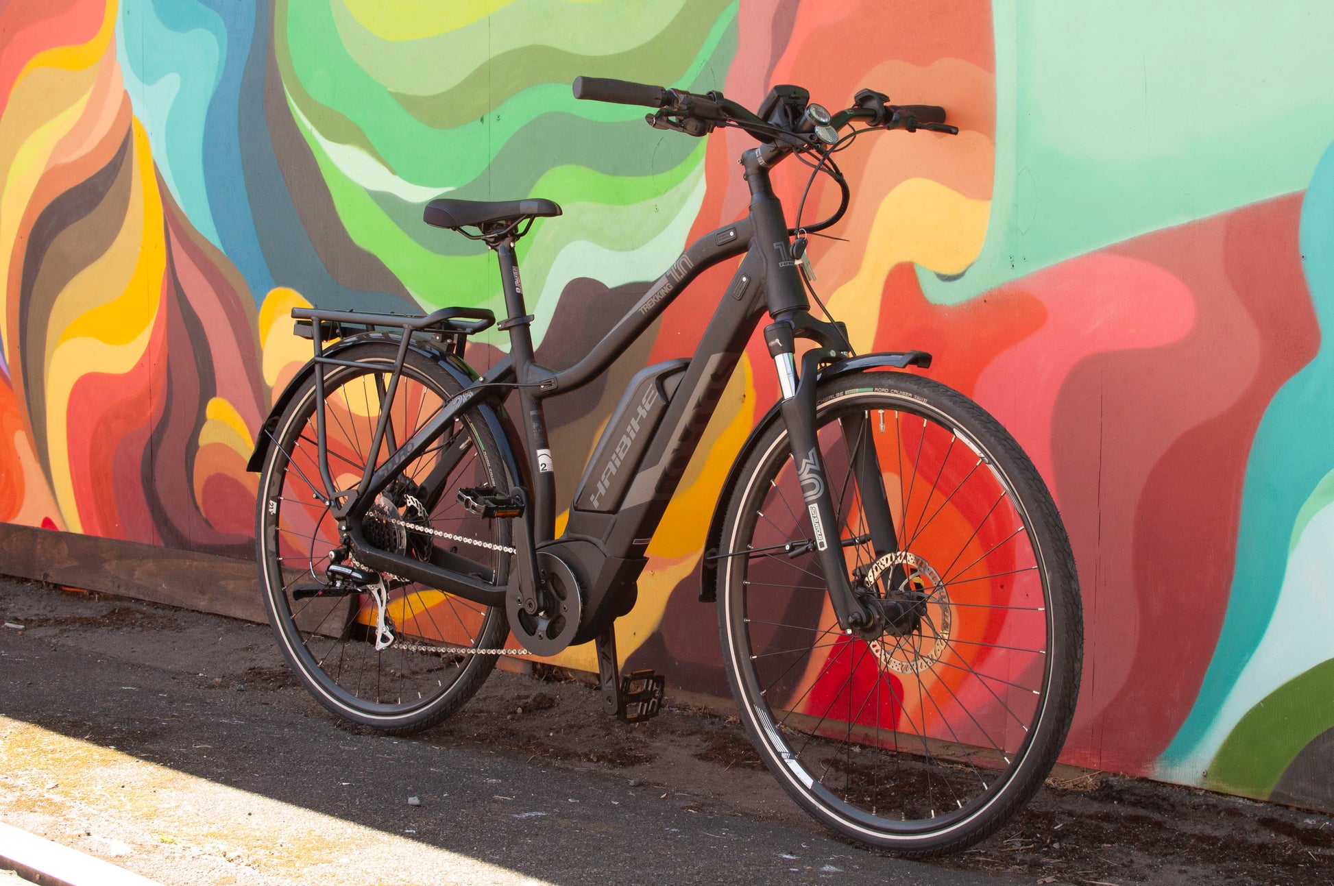 Haibike Sduro Trekking 1.0 E-Bike, Black, Small – Cycle & Coffee