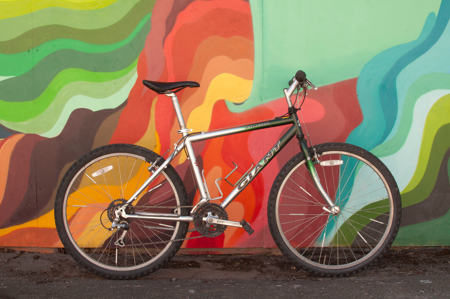 vintage giant bicycles Giant Rincon Rigid Mountain Bike, Medium, Green & Silver, Used – Cycle & Coffee