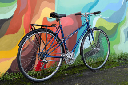 Takara Mixte Vintage Road Bike, Blue, 50cm/Small