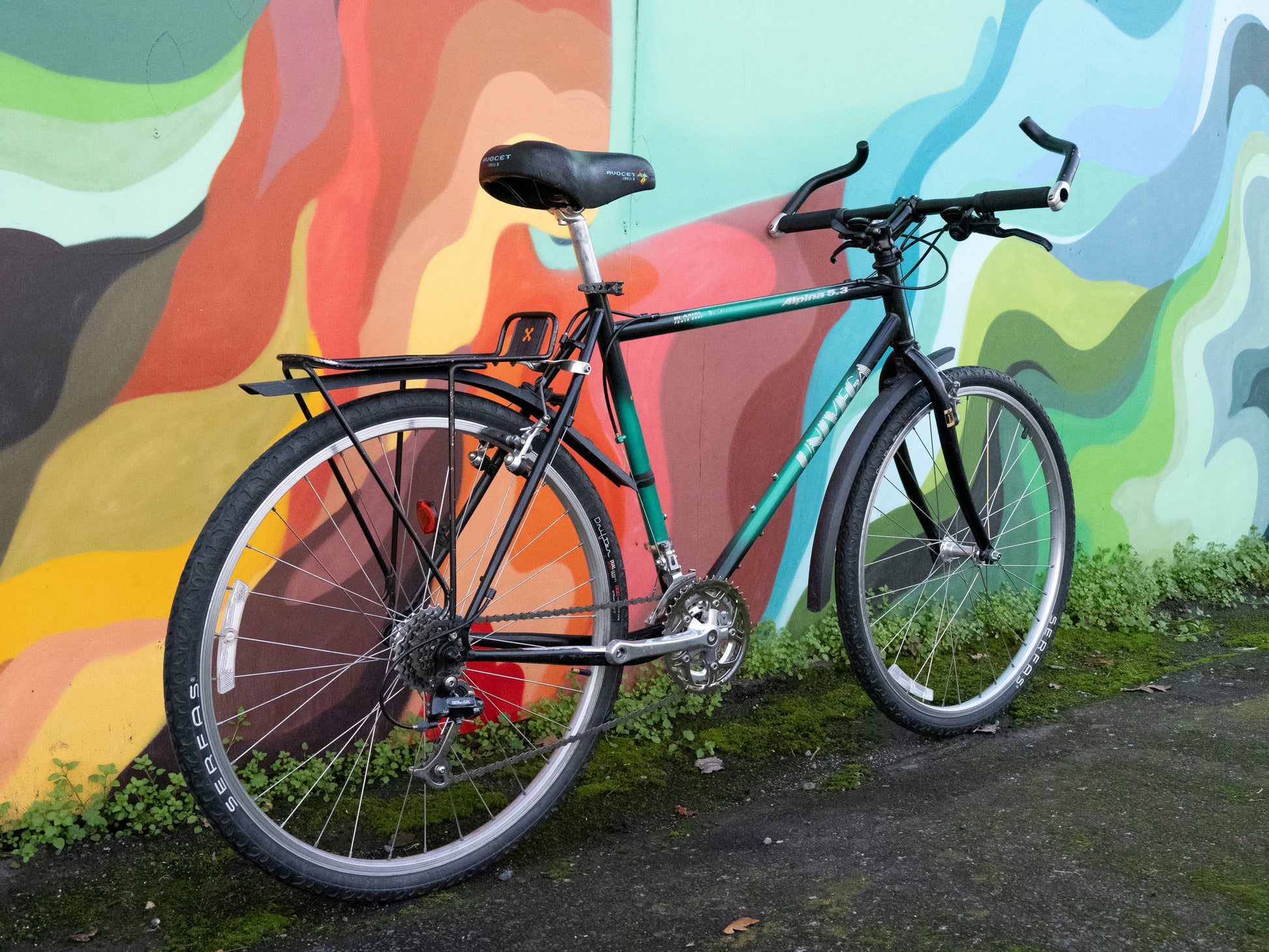 mountainbike univega alpina ht Univega Alpina 5.3 Green & Black 1994 Rigid MTB, 18"(Small) – Cycle & Coffee