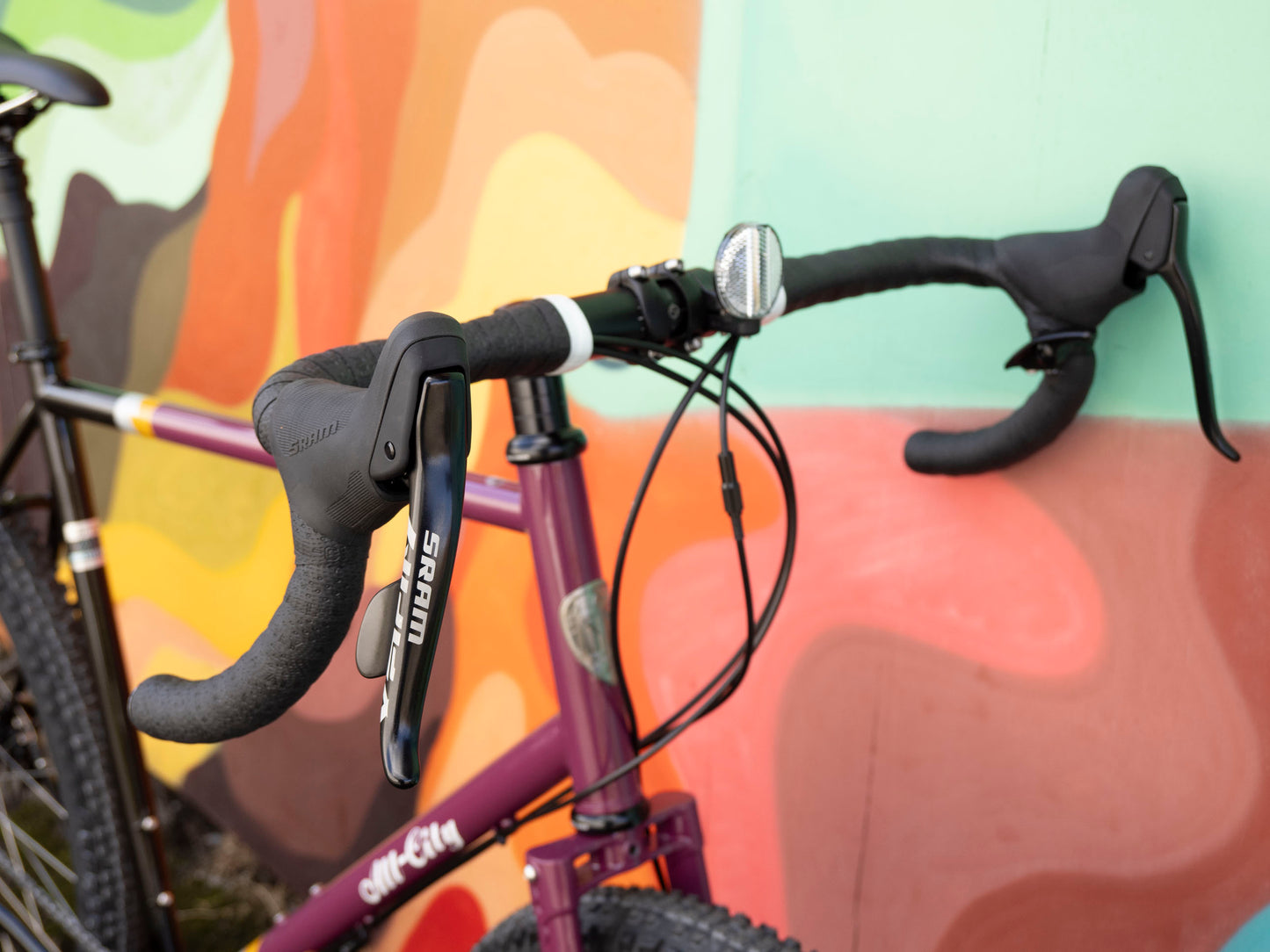 All-City Gorilla Monsoon Apex All Terrain Bike, 650b, Steel, Charred Berry, 58cm