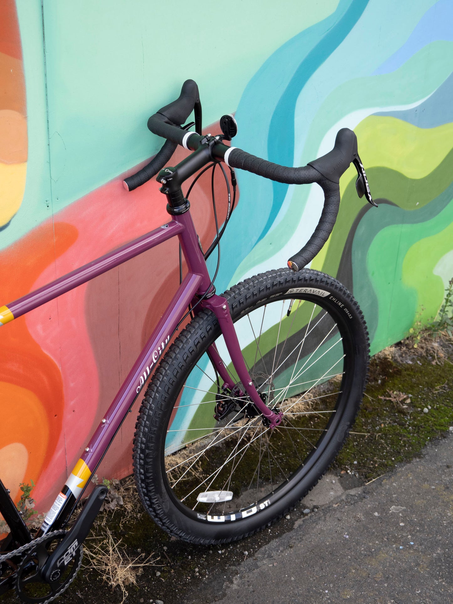 All-City Gorilla Monsoon Apex All Terrain Bike, 650b, Steel, Charred Berry, 58cm
