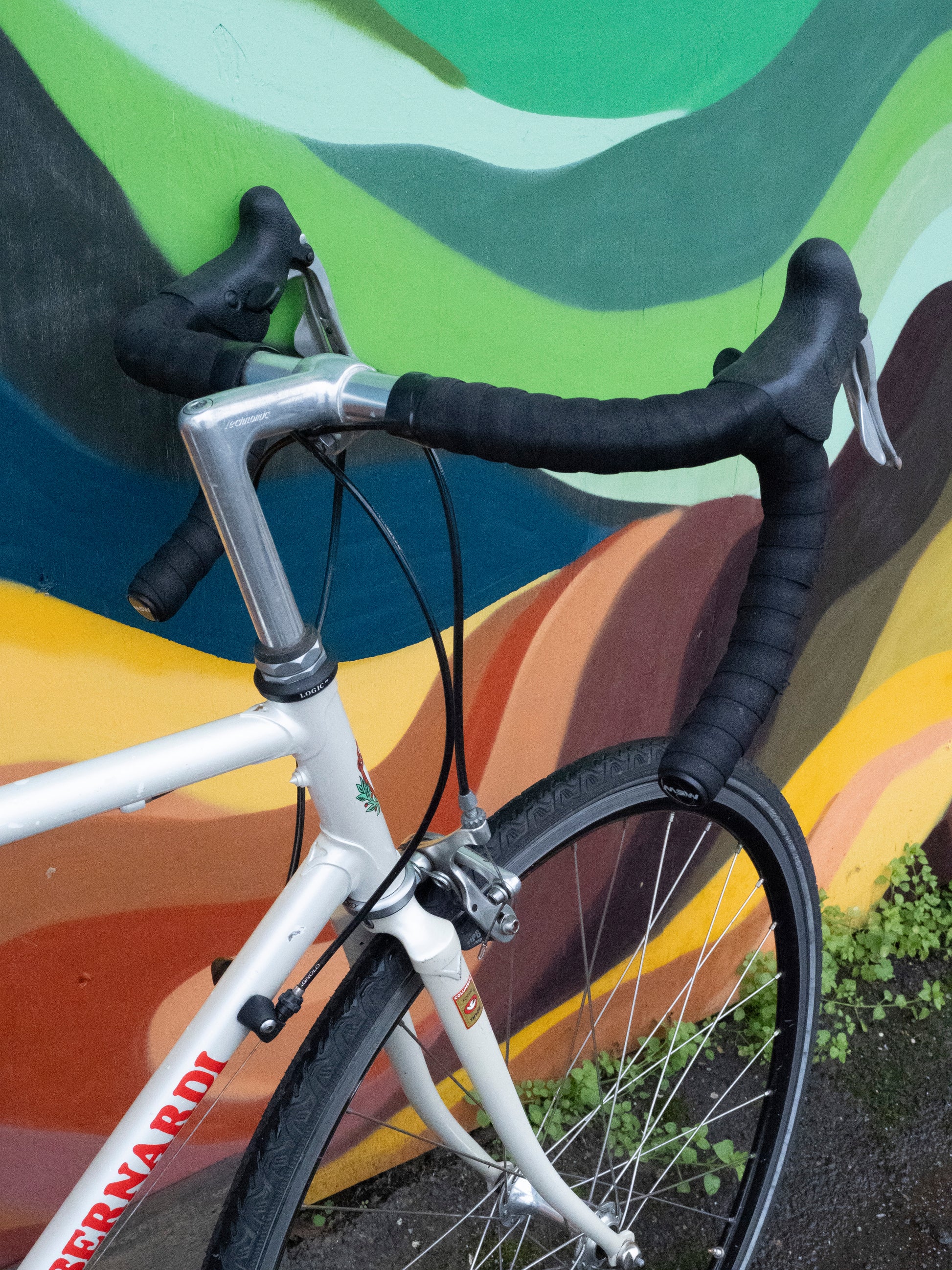 De Bernardi Vintage Italian Road Bike white, red and black