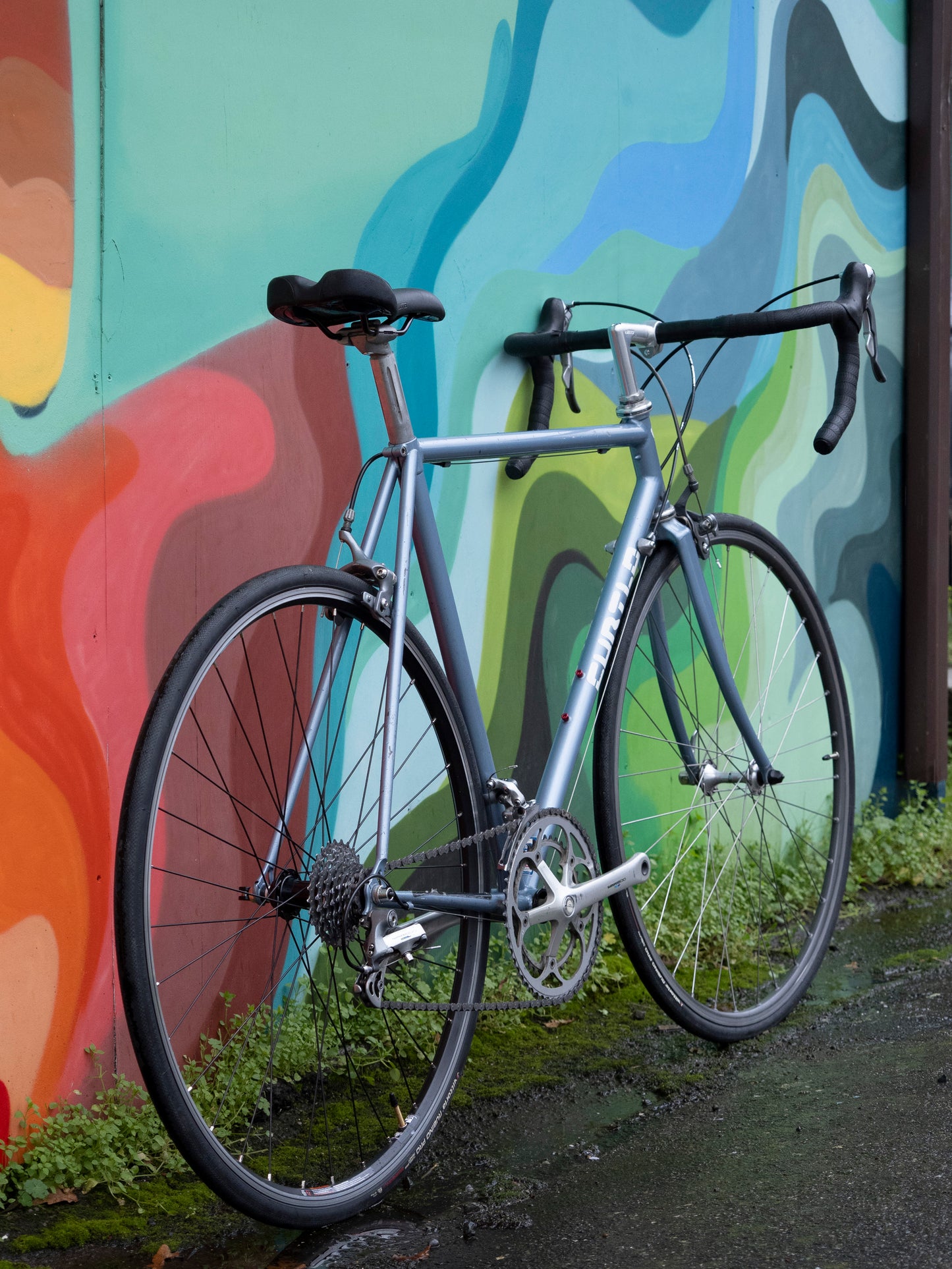 Curtlo Steel Road Bike, Blue, 55cm/Medium