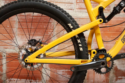 Diamondback Release 3 Full Suspension Mountain Bike, MD, Mustard