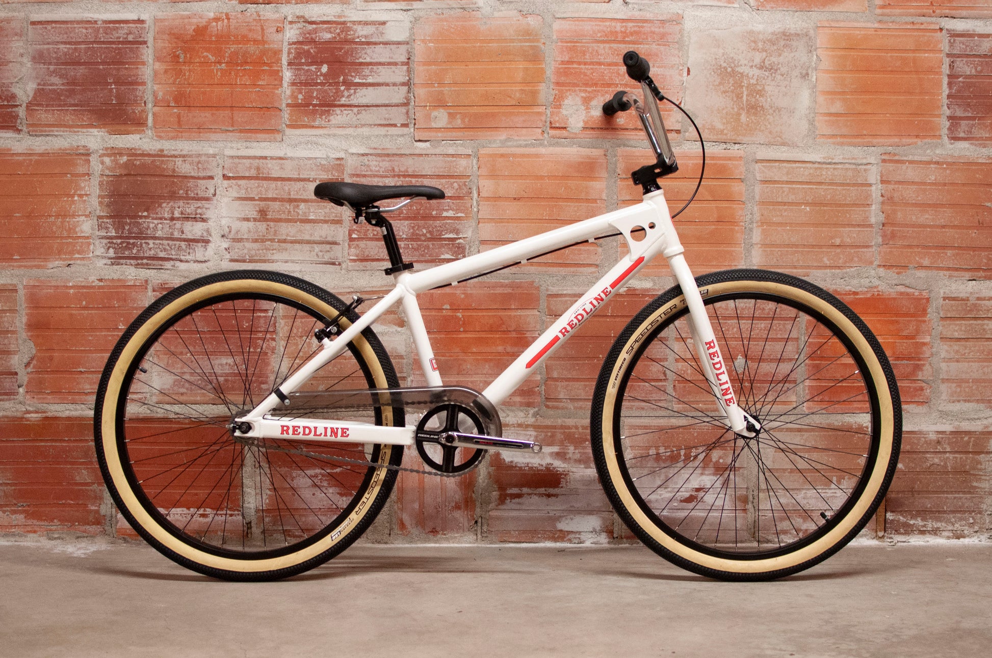 Redline SQB-26 BMX Bike, White – Cycle Coffee - Main Image