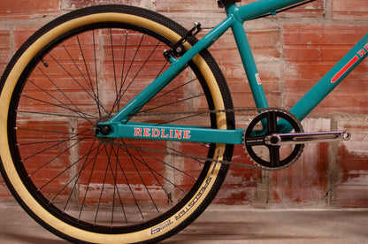 Redline SQB-26 BMX Bike, Teal/Blue, 36 cm