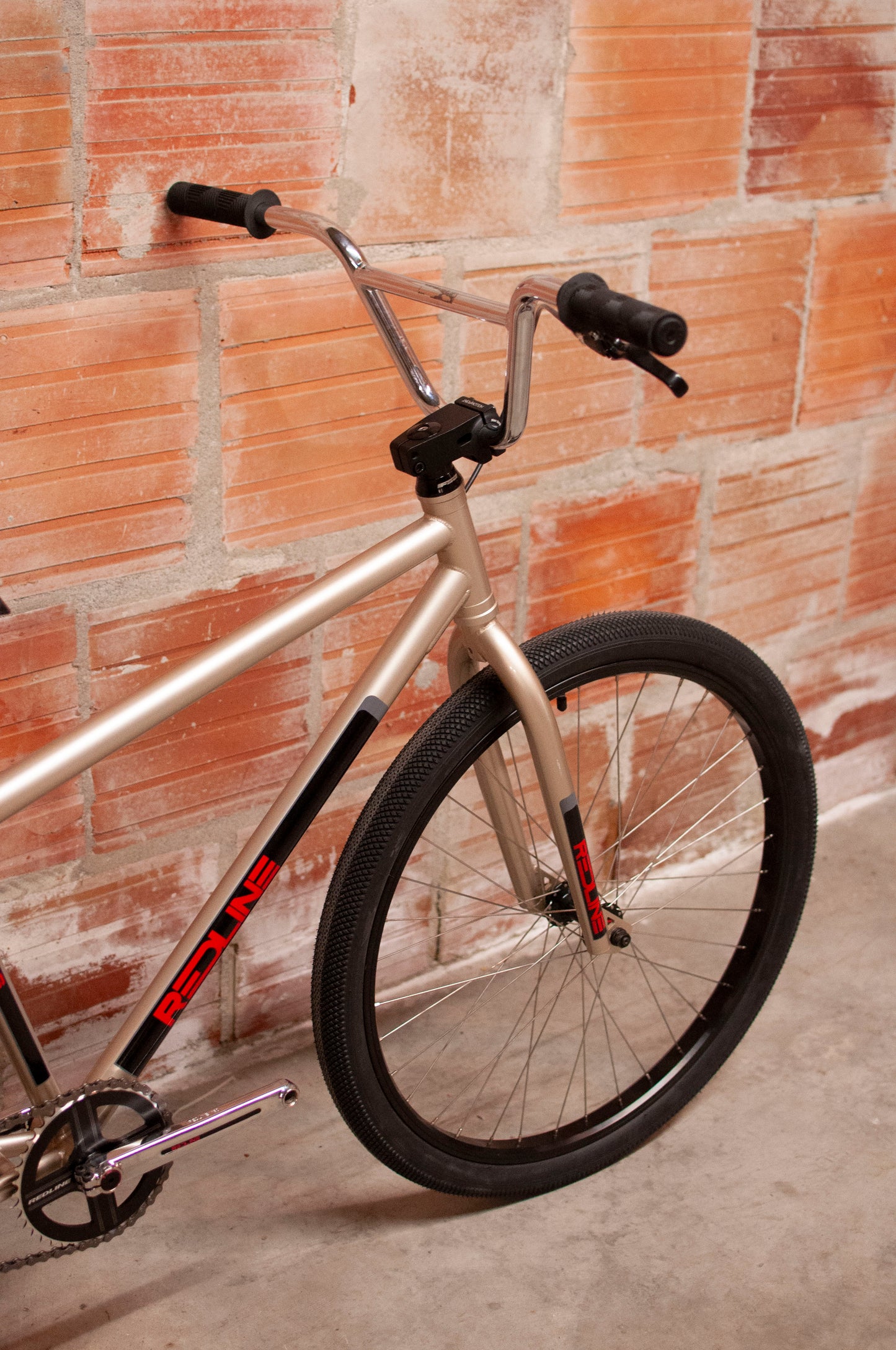 Redline PL26 BMX bike, Warm Silver, 35 cm frame