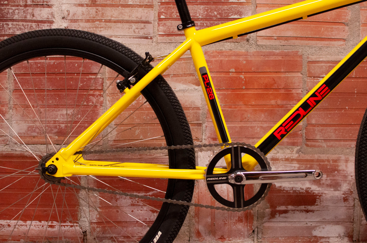 Redline PL26 BMX bike, Yellow, 35 cm frame