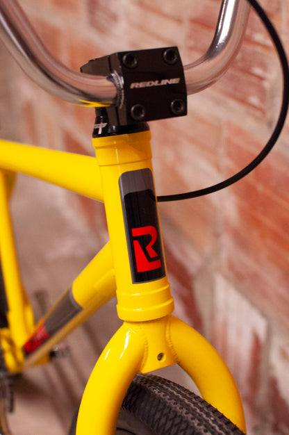 Redline PL26 BMX bike, Yellow, 35 cm frame