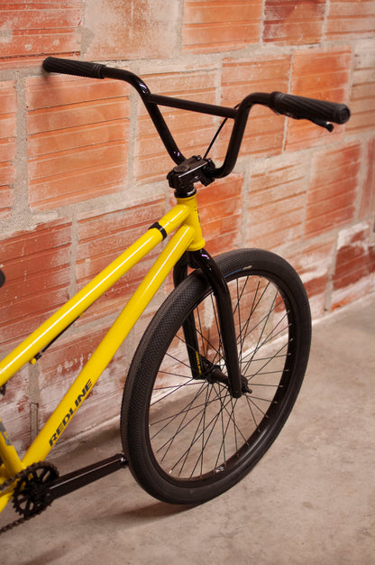 Redline Asset 24 BMX Bike, 23 cm, Yellow