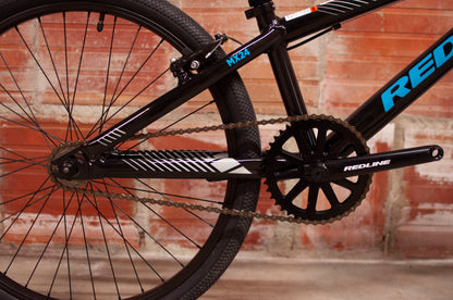 Redline MX24 BMX Bike, 24 cm, Black, Grey, Blue