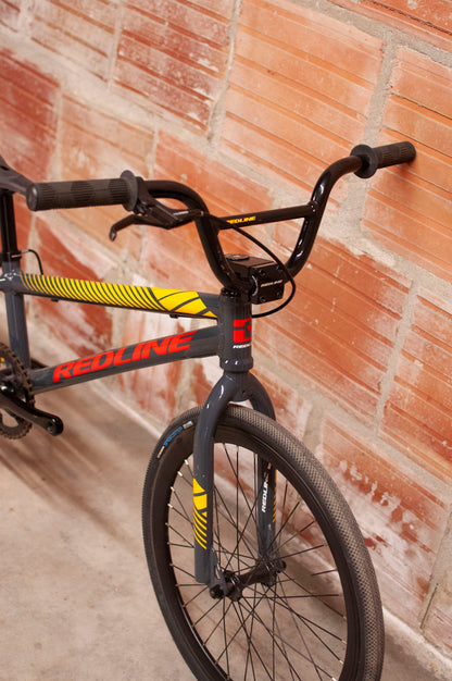 Redline MX Expert BMX Bike, 19 cm, Grey, red, yellow