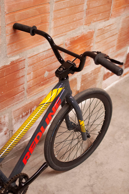 Redline MX Expert BMX Bike, 19 cm, Grey, red, yellow