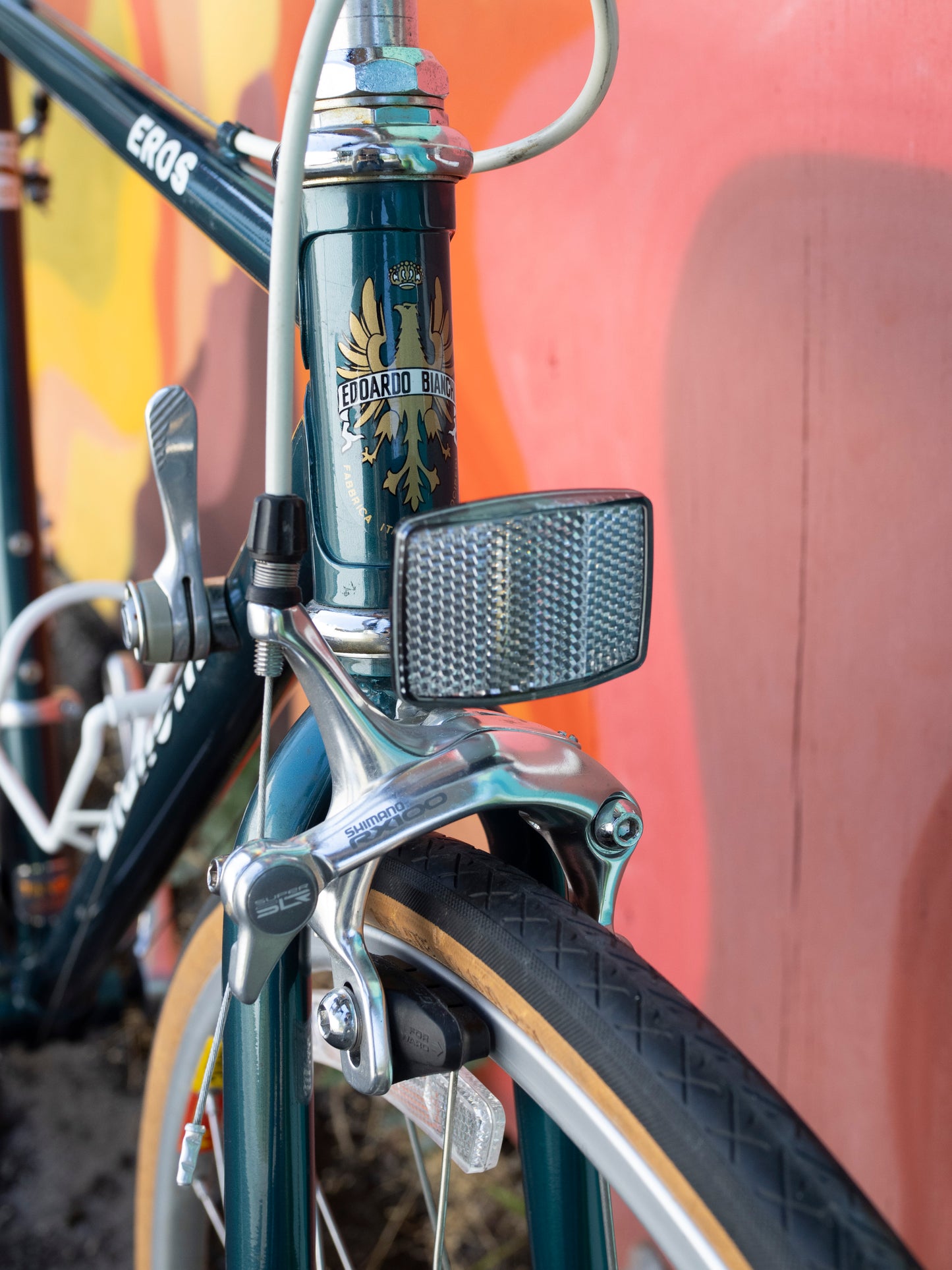 Bianchi Eros vintage road bike, 51cm/Medium, great condition, dark teal & white