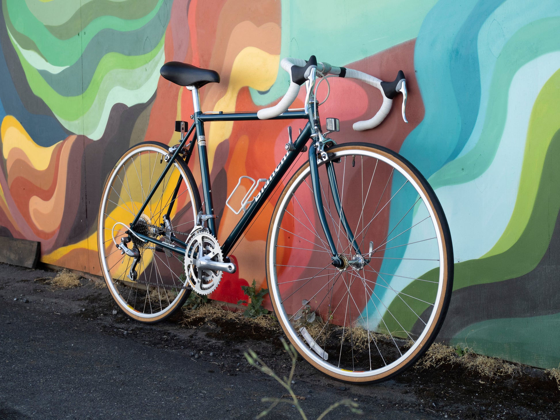 Bianchi Eros vintage road bike, 51cm/Medium, great condition, dark tea – Cycle & Coffee Bianchi Eros vintage road bike, 51cm/Medium, great condition, dark tea – Cycle & Coffee