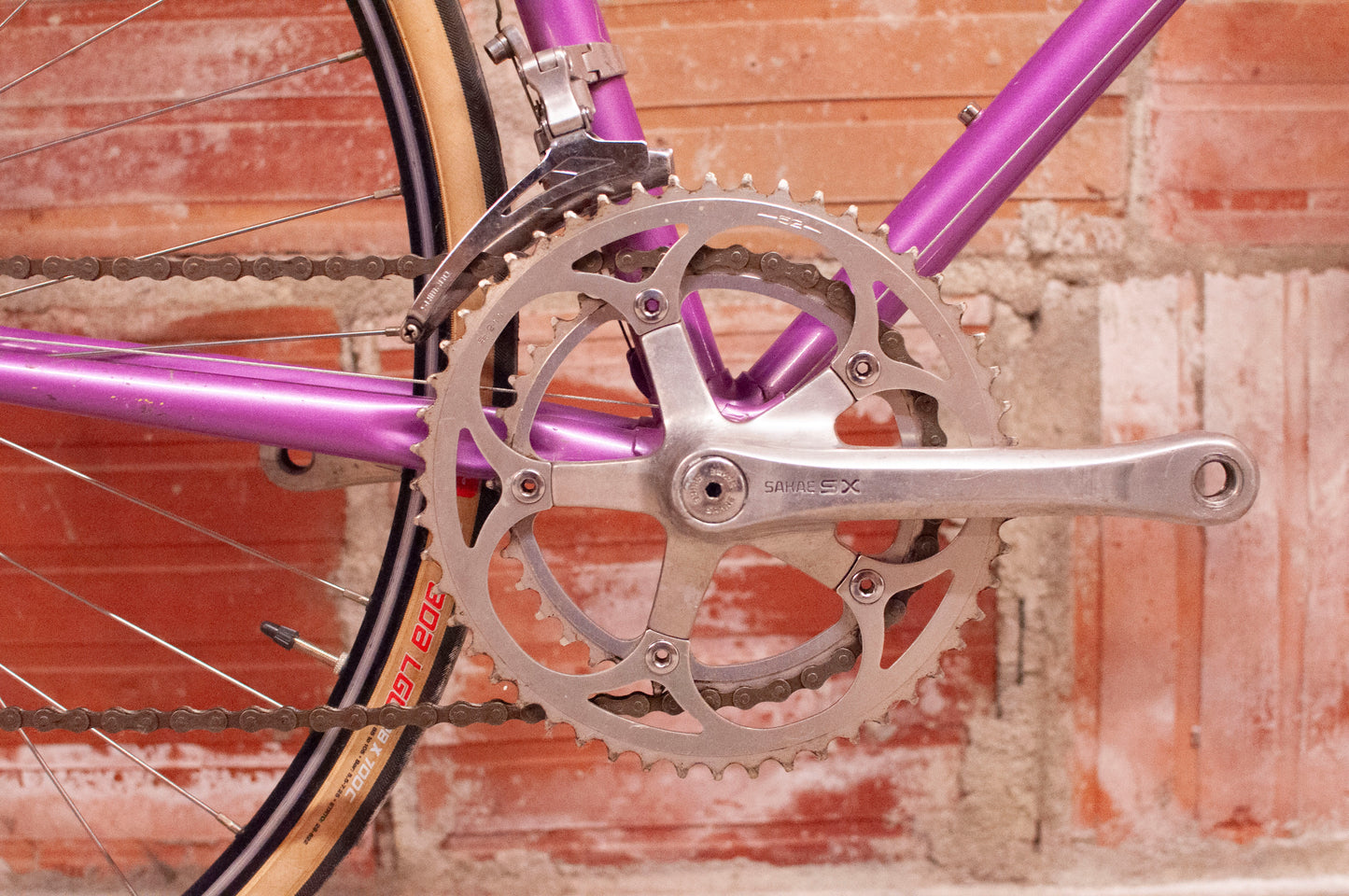 Bianchi Vintage Road Bike - 62 cm frame - purple