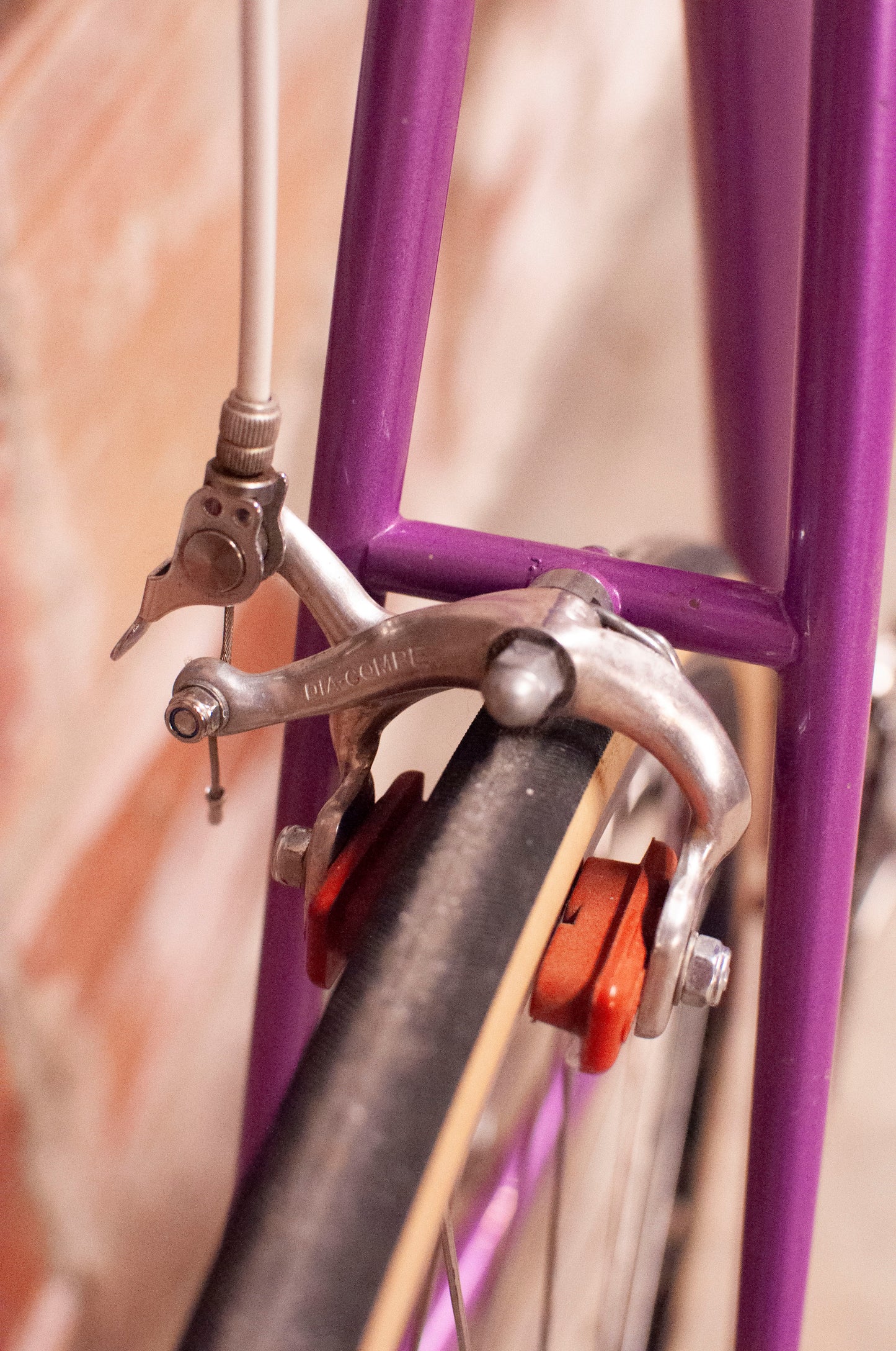 Bianchi Vintage Road Bike - 62 cm frame - purple