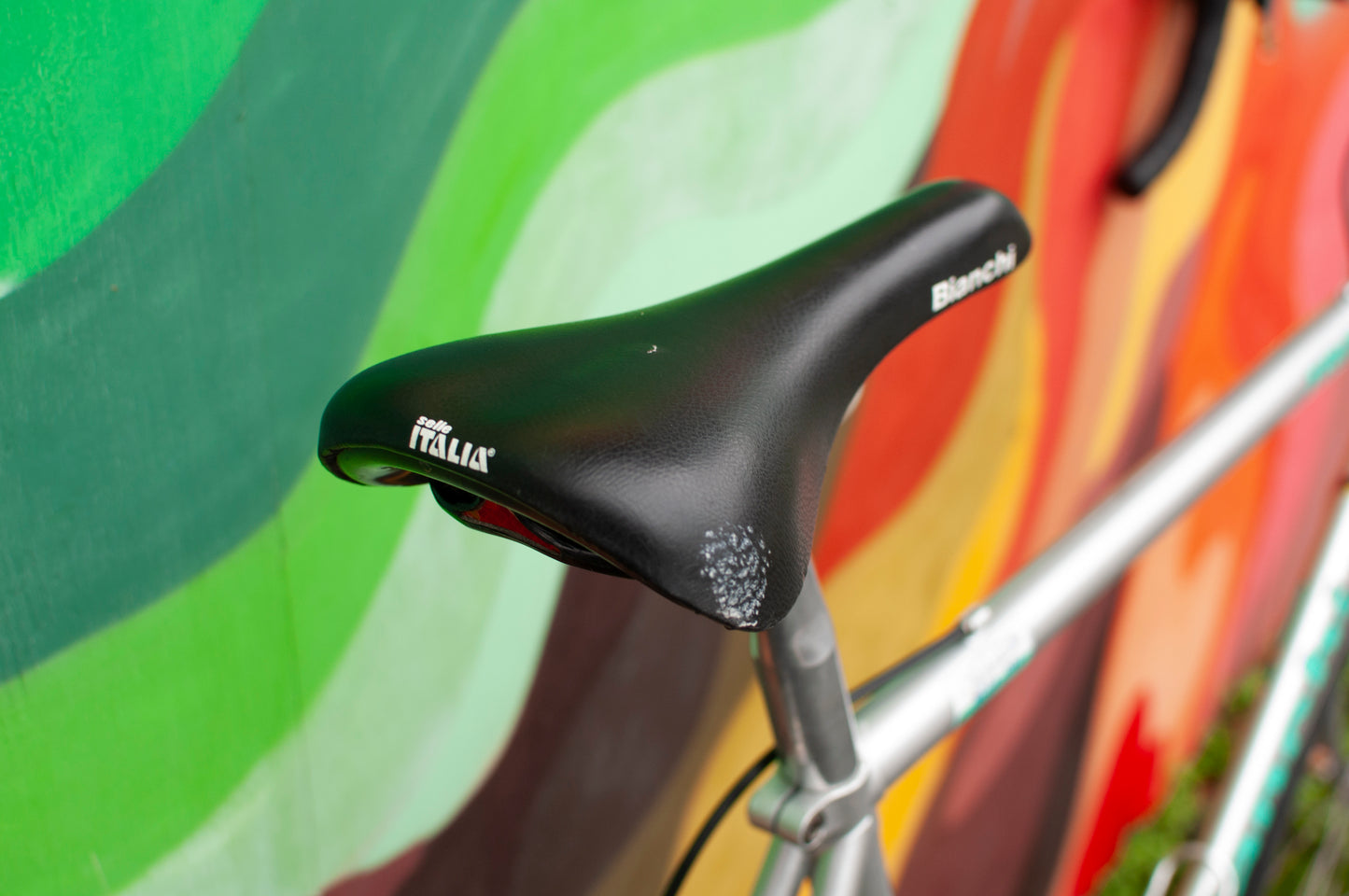 1998 Bianchi Trofeo Road Bike with Campagnolo, Silver & Céleste Green 57cm/Large