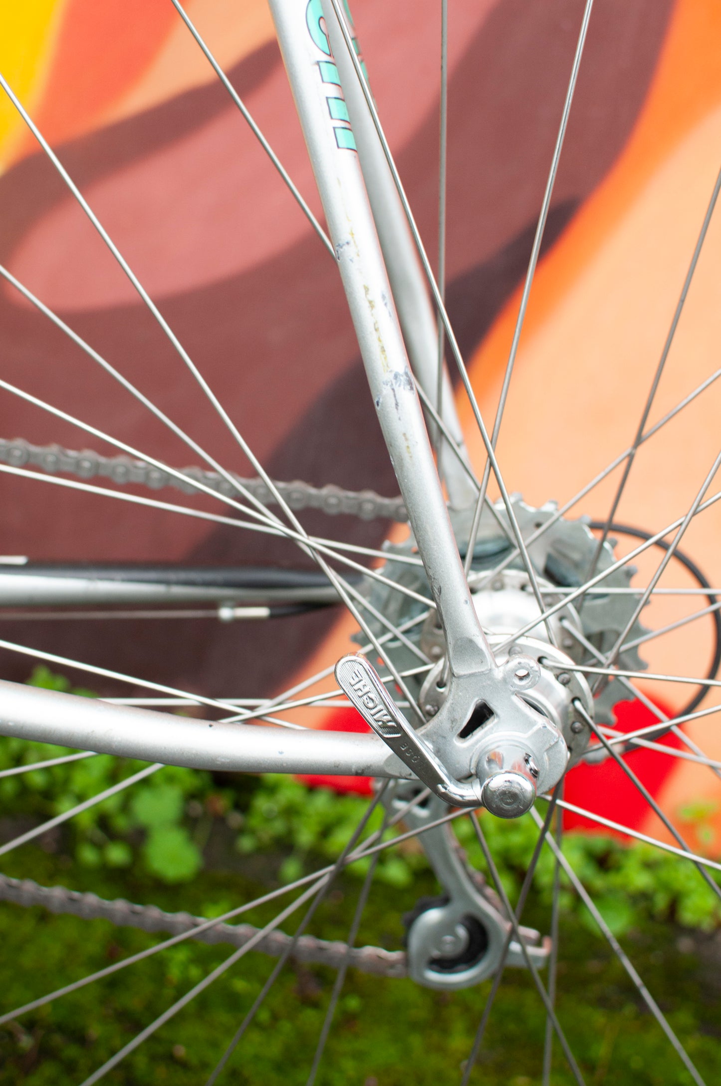 1998 Bianchi Trofeo Road Bike with Campagnolo, Silver & Céleste Green 57cm/Large