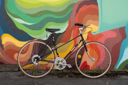 Takara Mixte Vintage Road Bike, Black, 19 in