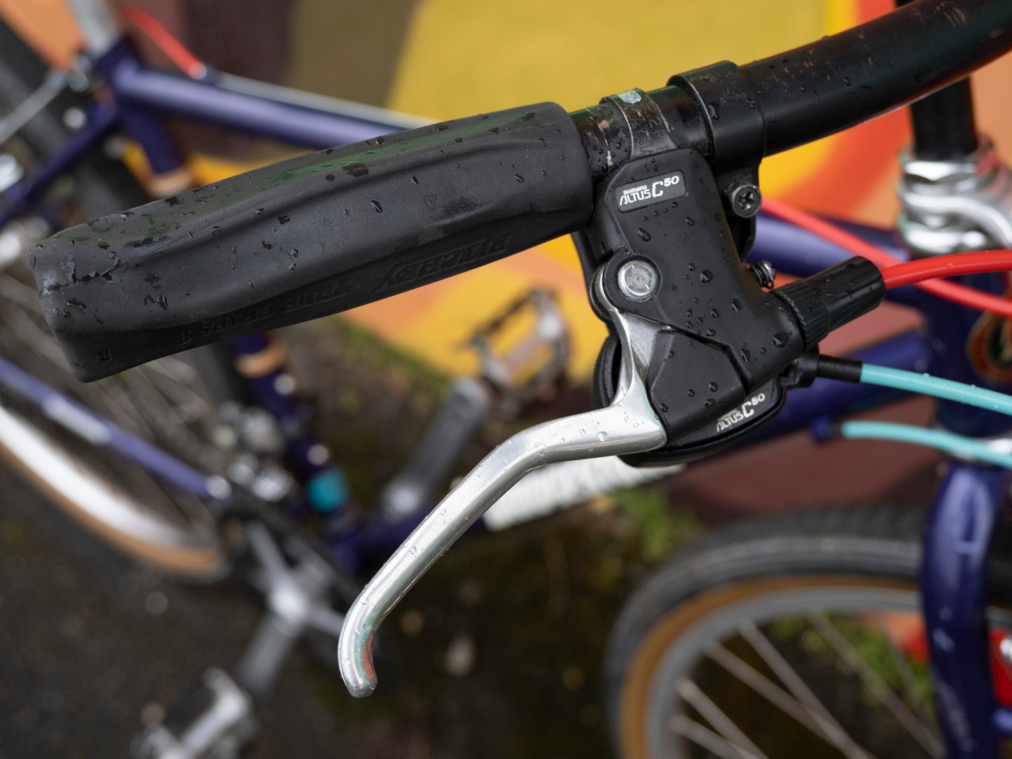 Bridgestone XO-5 Vintage Hybrid Bicycle, Purple, 16 in/XS