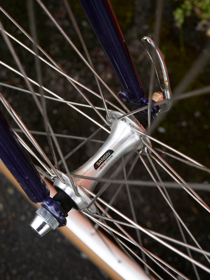 Bridgestone XO-5 Vintage Hybrid Bicycle, Purple, 16 in/XS