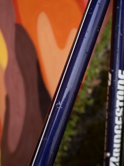 Bridgestone XO-5 Vintage Hybrid Bicycle, Purple, 16 in/XS
