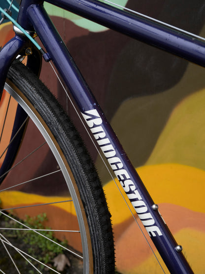 Bridgestone XO-5 Vintage Hybrid Bicycle, Purple, 16 in/XS
