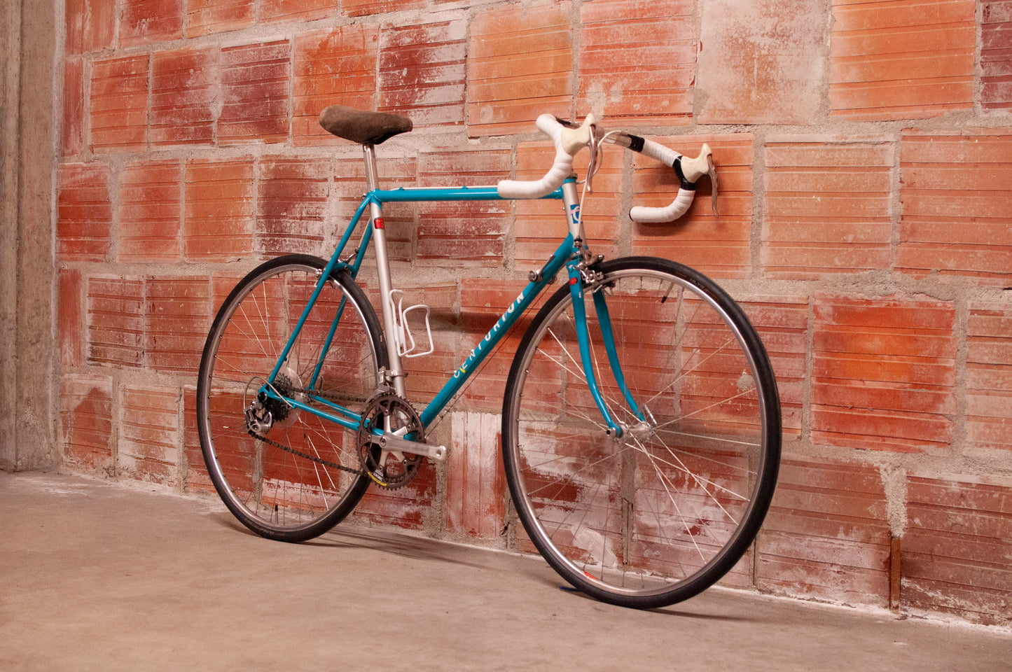 Centurion Elite RS Vintage 80s Steel Road Bike, Teal & Silver, 57cm/Large