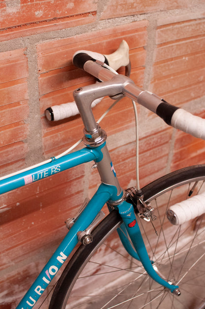 Centurion Elite RS Vintage 80s Steel Road Bike, Teal & Silver, 57cm/Large