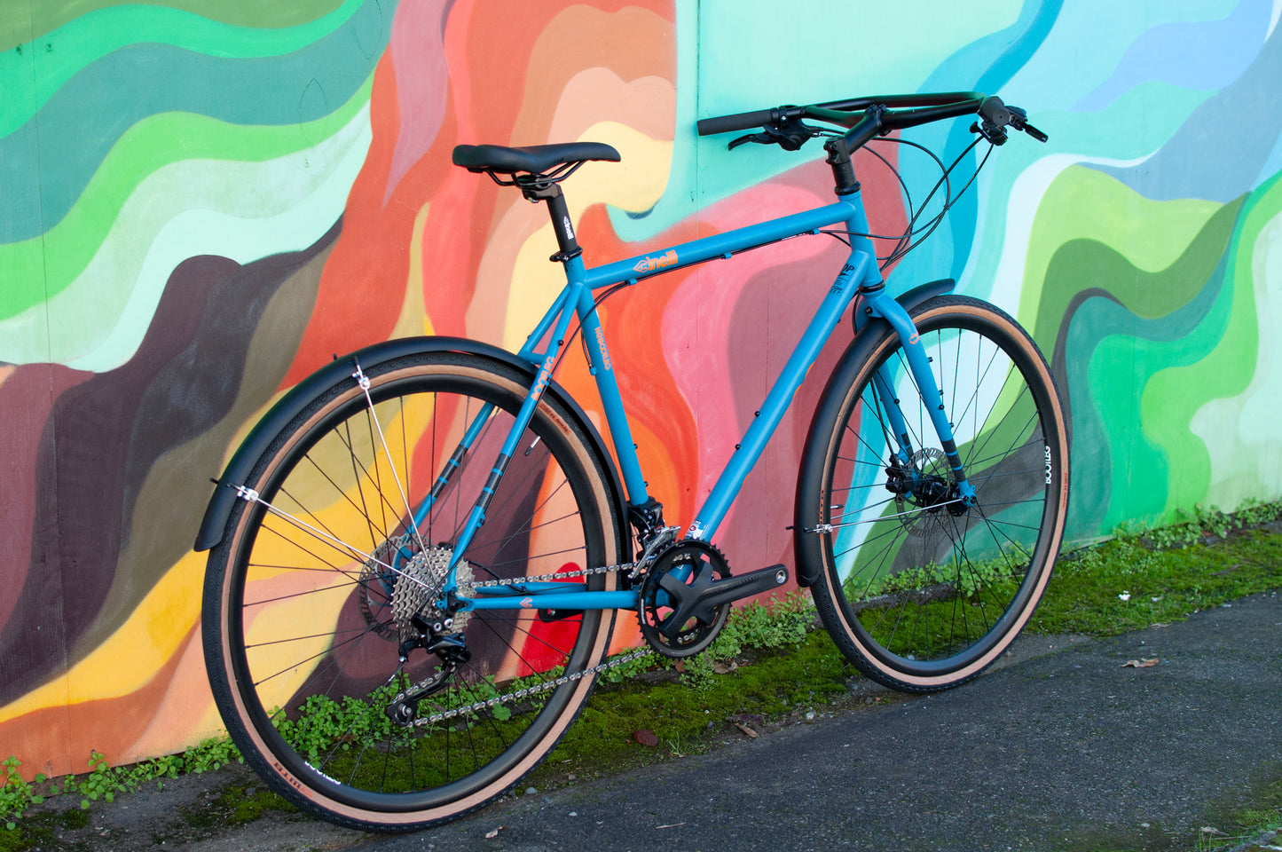 Cinelli Hobooleg Interrail - Shimano Deore 2x, Emerald Pathway, Large