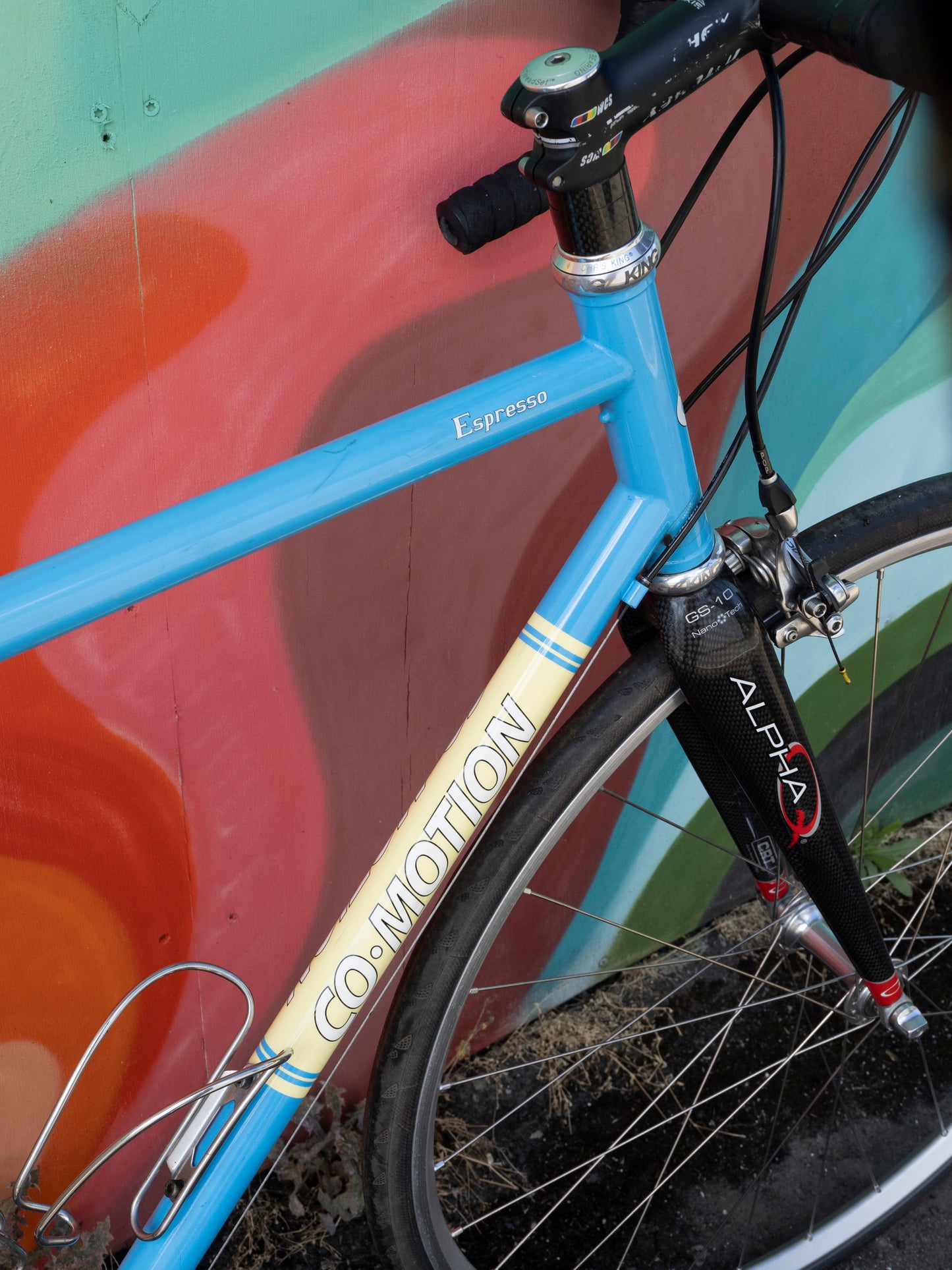 Lightweight Co-Motion Espresso Road Bike, blue and cream, 51cm/Small