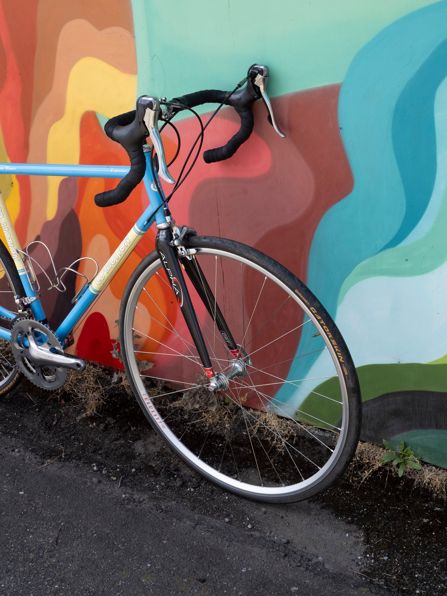 Lightweight Co-Motion Espresso Road Bike, blue and cream, 51cm/Small