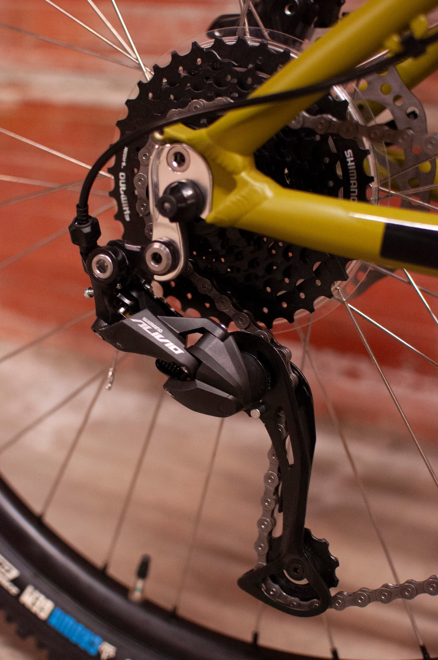 Diamondback Line Hard Tail Mountain Bike, Green, MD