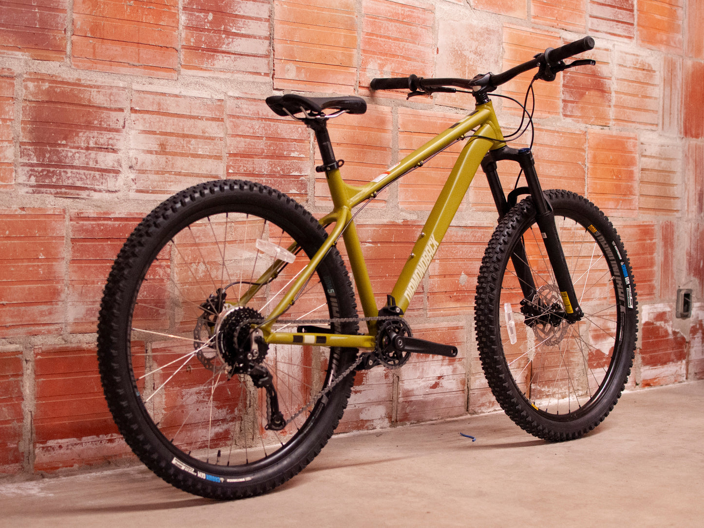 Diamondback Line Hard Tail Mountain Bike, Green, MD