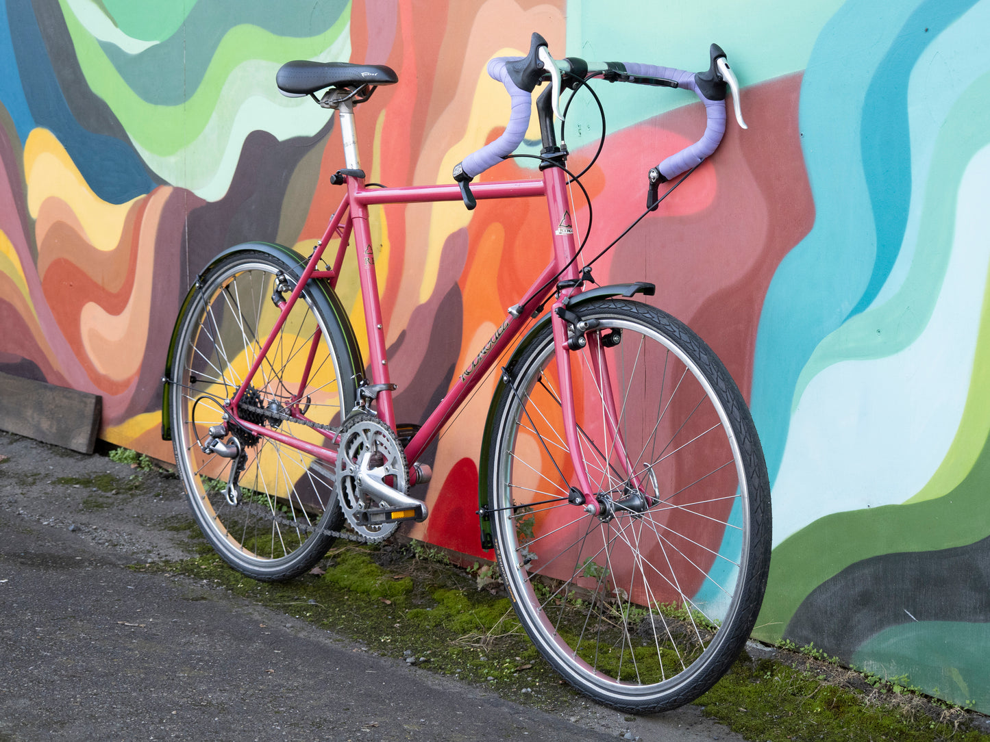 90s Rodriguez Road Commuter bike, Pink, 53cm/Medium