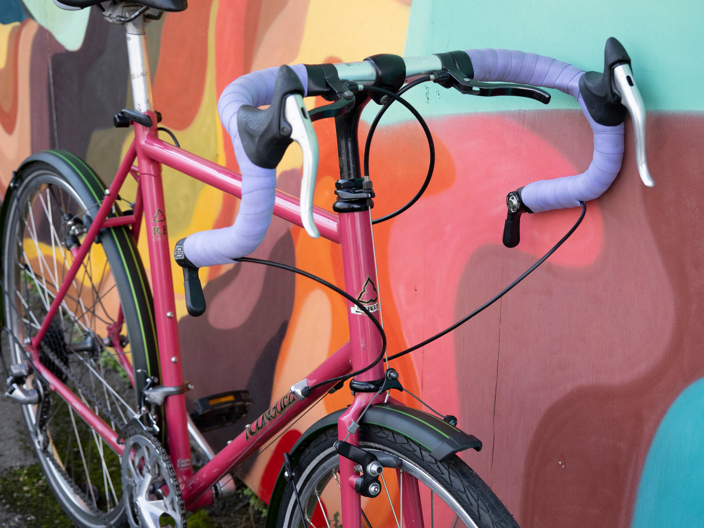 90s Rodriguez Road Commuter bike, Pink, 53cm/Medium