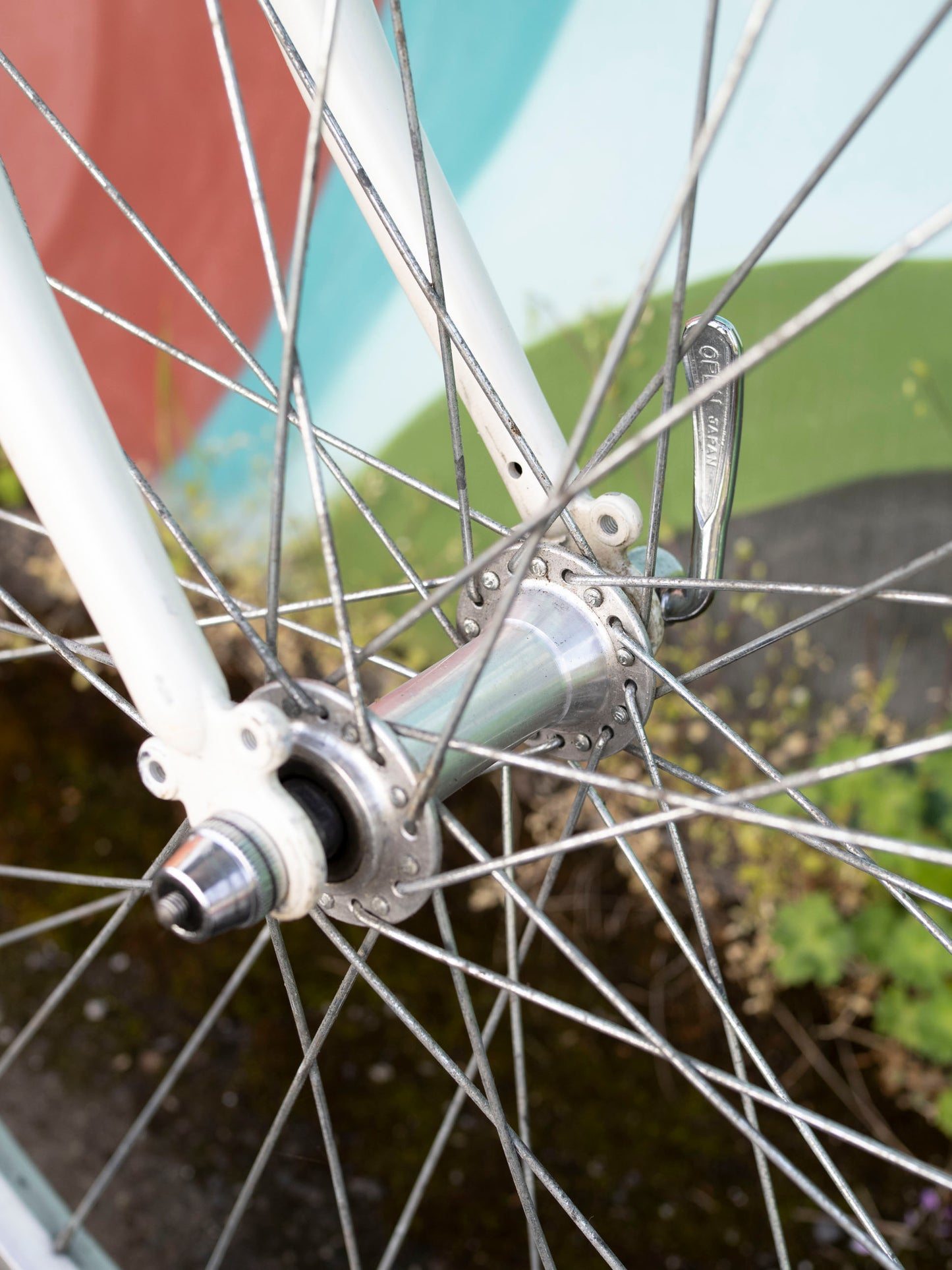 Early 90's Trek Antelope 830 Step-Thru Bike, White & Teal, 46cm