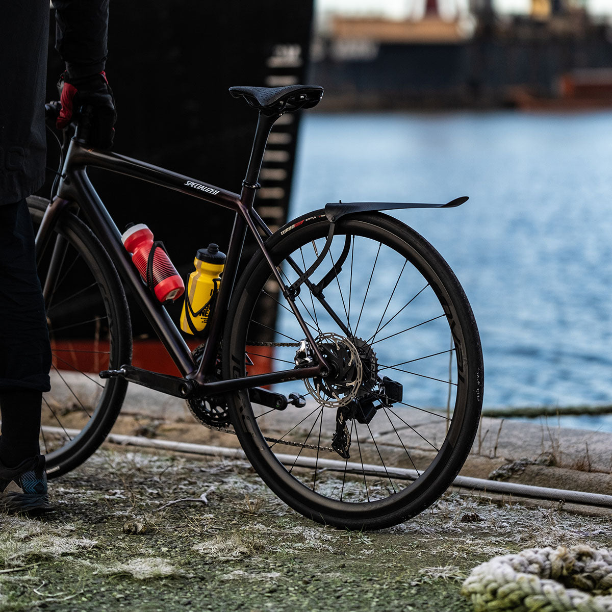 Ass Savers Win Wing 2 Road Rear Mudguard w/ Black Wishbone