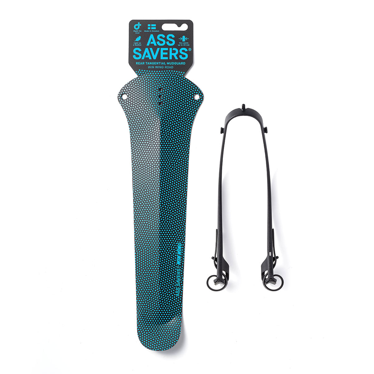 Ass Savers Win Wing 2 Road Rear Mudguard w/ Black Wishbone