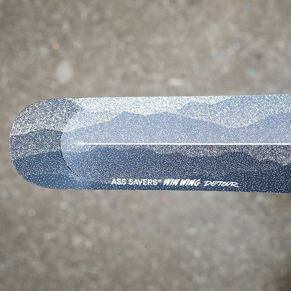 Ass Savers Win Wing 2 Gravel Rear Mudguard w/ Black Wishbone