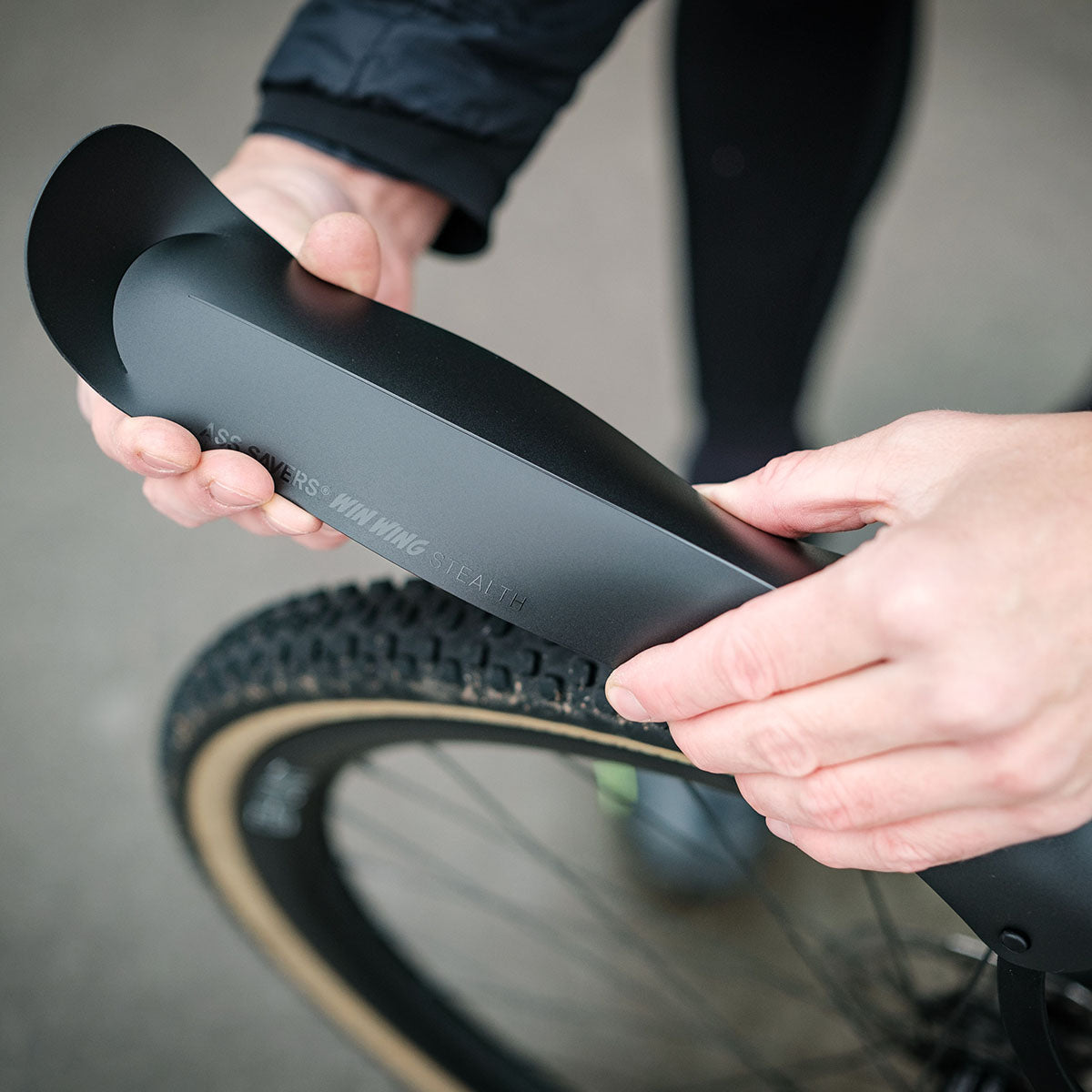 Ass Savers Win Wing 2 Road Rear Mudguard w/ Black Wishbone