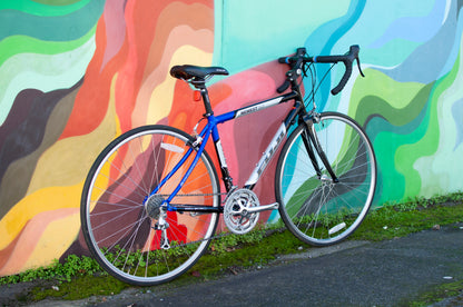 ~2010 Fuji Newest 3.0 aluminum and carbon road bike, Blue/Silver/Black, 46cm/Small