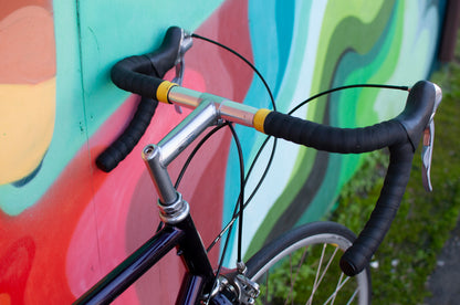 Lemond Reno Vintage Steel Road Bike, made in USA, Purple & Yellow, 58cm LG