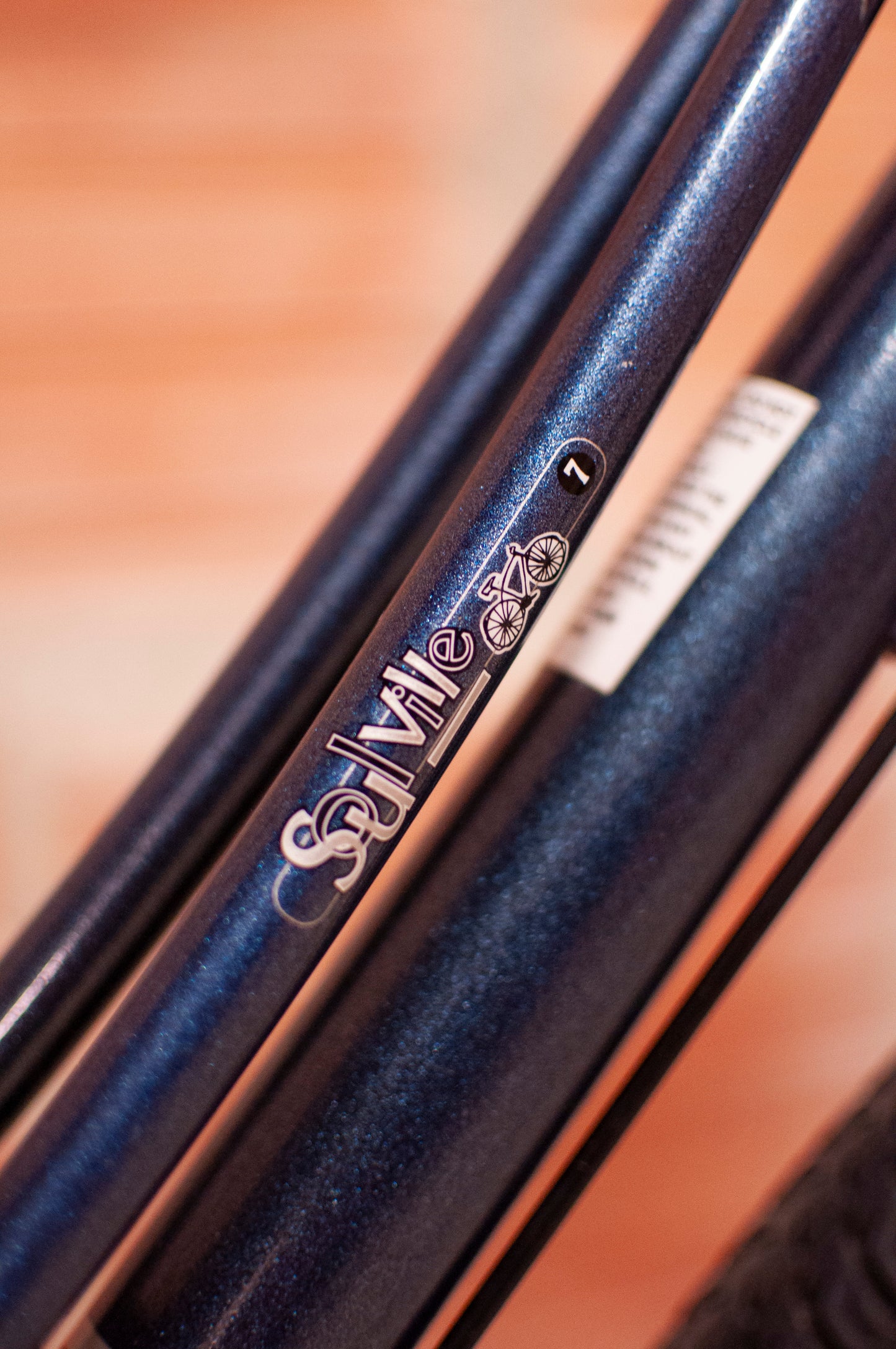 Masi step-through cruiser bike, navy blue, 41cm/XS
