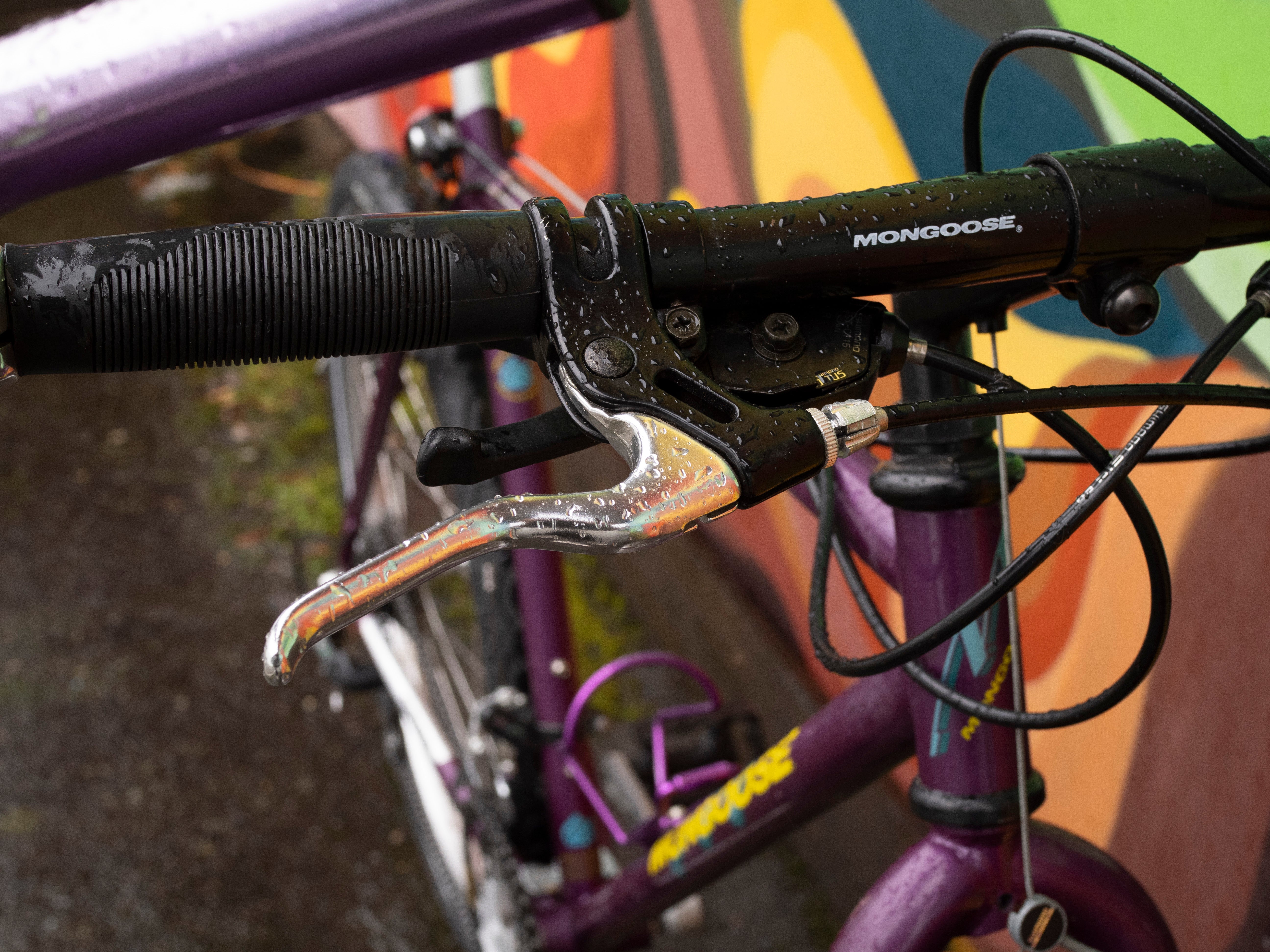Mongoose Hill Topper 1992 MTB Purple 47cm Medium Cycle Coffee