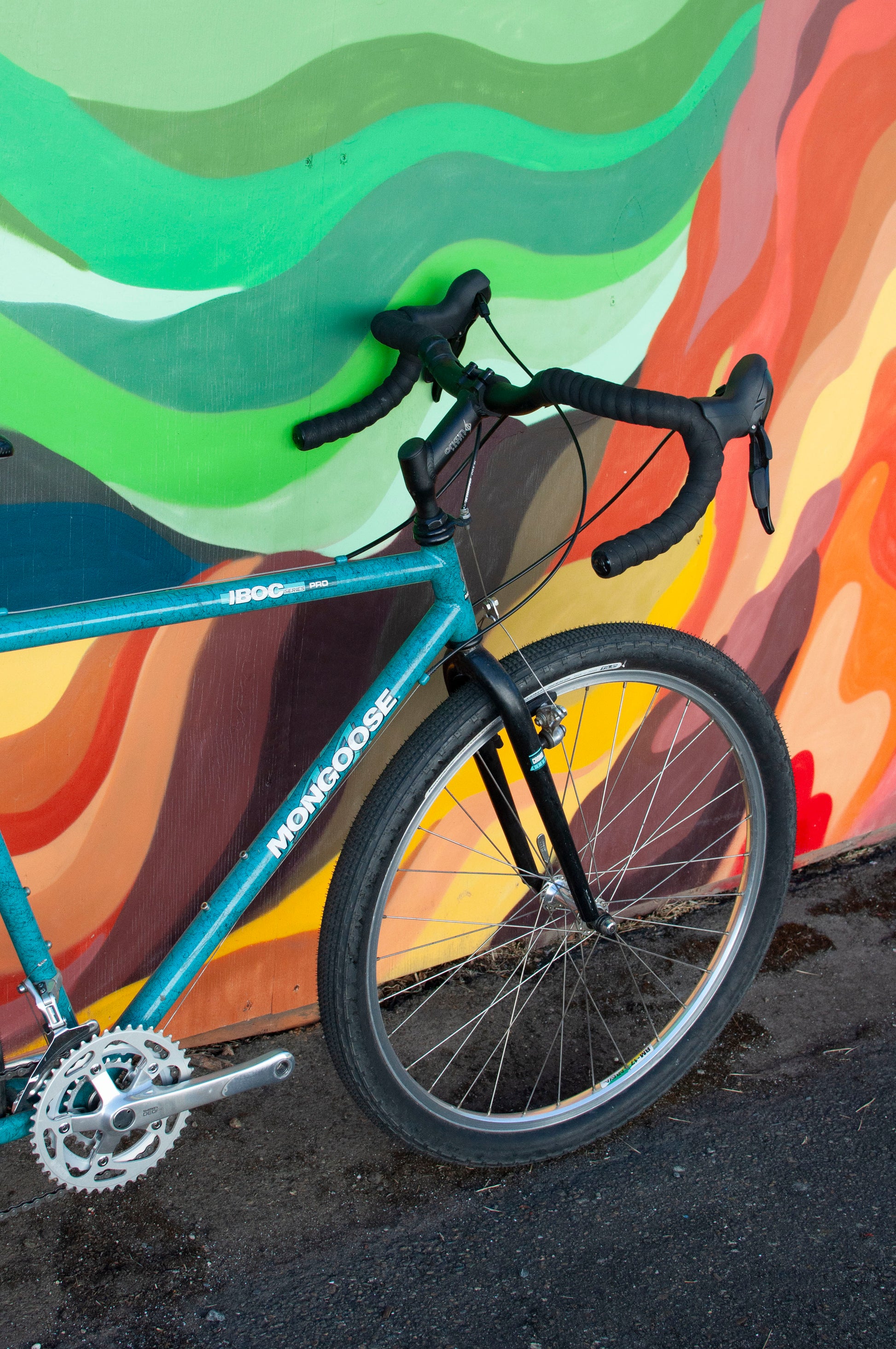 mongoose bike gravel Mongoose IBOC Series Pro, 51cm Gravel Bike, Teal